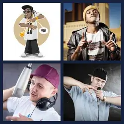 4 Pics 1 Word RAPPER