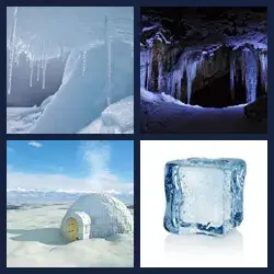 4 Pics 1 Word FROZEN