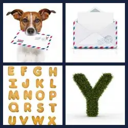 4 Pics 1 Word LETTER