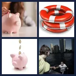 4 Pics 1 Word SAVING