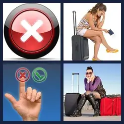 4 Pics 1 Word CANCEL