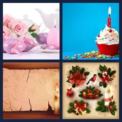 4 Pics 1 Word CANDLE