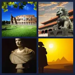 4 Pics 1 Word EMPIRE