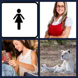 4 Pics 1 Word FEMALE