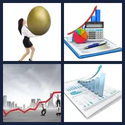 4 Pics 1 Word PROFIT