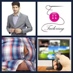 4 Pics 1 Word BUTTON