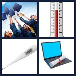 4 Pics 1 Word DEGREE