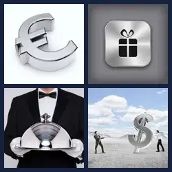 4 Pics 1 Word SILVER