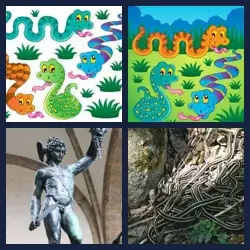 4 Pics 1 Word SNAKES