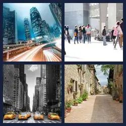 4 Pics 1 Word STREET