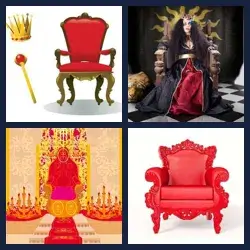 4 Pics 1 Word THRONE