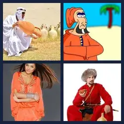 4 Pics 1 Word CAFTAN