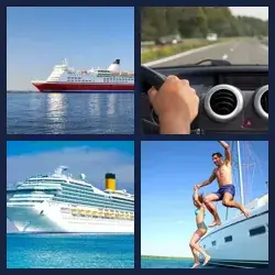 4 Pics 1 Word CRUISE