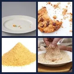 4 Pics 1 Word CRUMBS