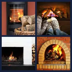 4 Pics 1 Word HEARTH