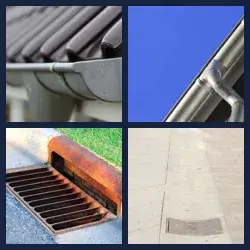 4 Pics 1 Word GUTTER