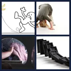 4 Pics 1 Word TUMBLE