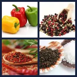 4 Pics 1 Word PEPPER