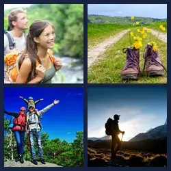4 Pics 1 Word HIKING