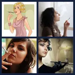 4 Pics 1 Word SMOKER