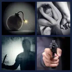 4 Pics 1 Word THREAT