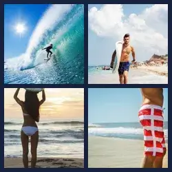 4 Pics 1 Word SURFER