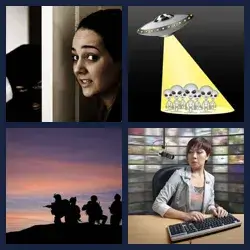 4 Pics 1 Word INVADE