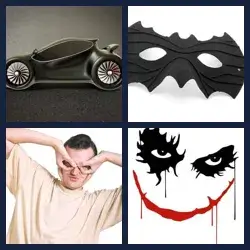 4 Pics 1 Word BATMAN