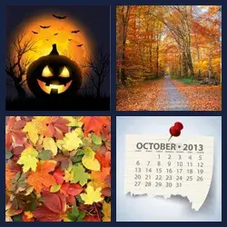 4 Pics 1 Word AUTUMN