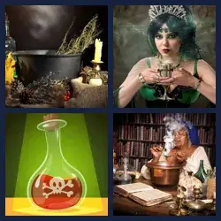 4 Pics 1 Word POTION