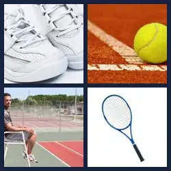 4 Pics 1 Word TENNIS