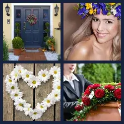 4 Pics 1 Word WREATH
