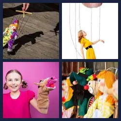 4 Pics 1 Word PUPPET