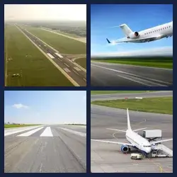 4 Pics 1 Word RUNWAY