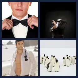 4 Pics 1 Word TUXEDO