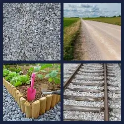 4 Pics 1 Word GRAVEL