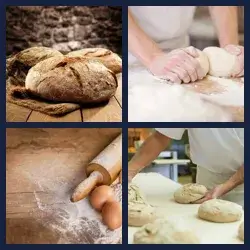 4 Pics 1 Word BAKING