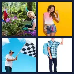 4 Pics 1 Word WAVING