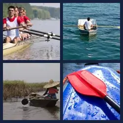 4 Pics 1 Word ROWING