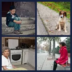 4 Pics 1 Word LONELY