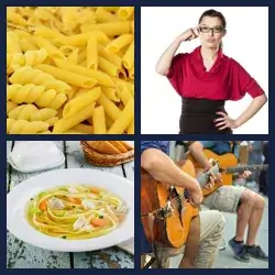 4 Pics 1 Word NOODLE