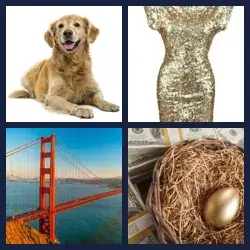 4 Pics 1 Word GOLDEN