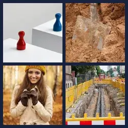 4 Pics 1 Word TRENCH