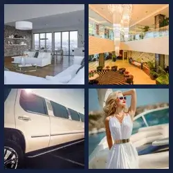 4 Pics 1 Word SWANKY
