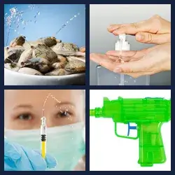 4 Pics 1 Word SQUIRT