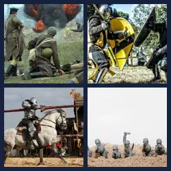4 Pics 1 Word COMBAT