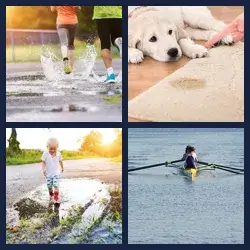 4 Pics 1 Word PUDDLE