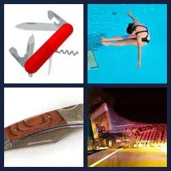 4 Pics 1 Word JACKKNIFE