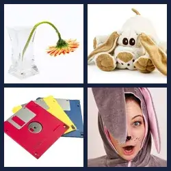4 Pics 1 Word FLOPPY