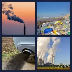 4 Pics 1 Word POLLUTION